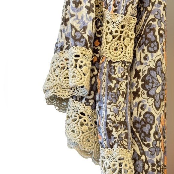 J Gee Off Shoulder Bohemian Dress size 2X - Picture 3 of 8